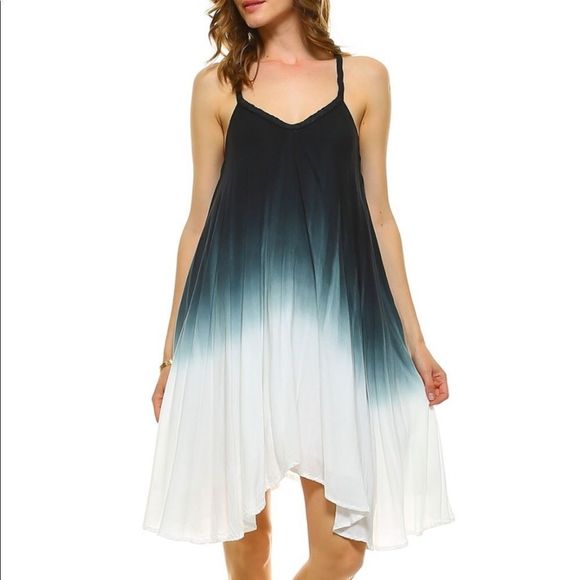 Braided Strap Ombre Dress - Picture 2 of 5